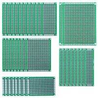 ต้นแบบสองด้านดีไอวายโปรโตบอร์ดสำหรับ Arduino 7X9 6X8 3X7 2X8แผงวงจร PCB พิมพ์ลายแบบสากล