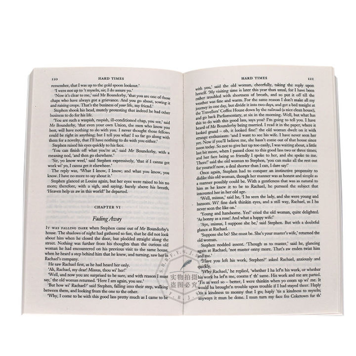 hardครั้งdi-gengsi-charlesdickens-speechworthคลาสสิกภาษาอังกฤษต่างประเทศเอกสารหนังสือฟิล์มเดียวกันชื่อปกอ่อน