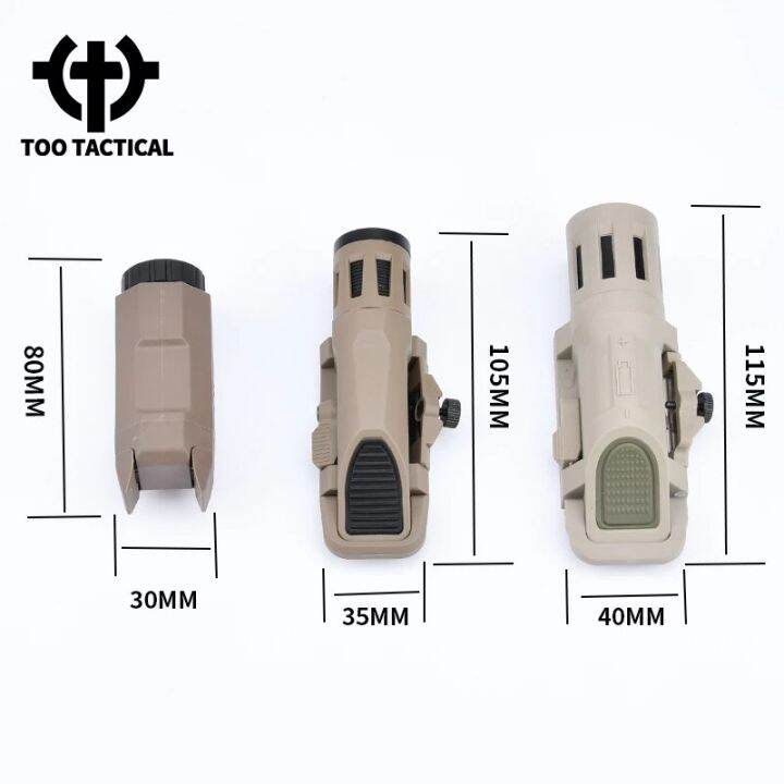 Tactical APL WMLG2 Pistol Light 330Lumens LED Strobe Weapon Flashlight