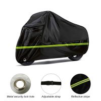 Motorcycle Cover 50+ UV Protective Snow Rain Cover Waterproof Dustproof Universal for Moto Scooter Bike Indoor Outdoor Storage Covers