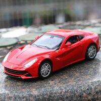 {AhQ ornaments} 1:32 Ferraris F12 Super Race โลหะของเล่นรถโลหะผสม Diecasts Amp;