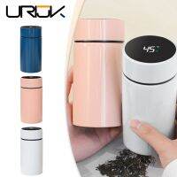 Urijk 200Ml Temperature Display Smart Thermos Water Bottle Intelligent Stainless Steel Vacuum Flasks Thermoses Coffee Cup