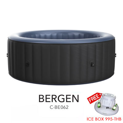 MSpa BERGEN Inflatable Outdoor Spa Hot Tub Jacuzzi  6 Person C-BE062 อ่างสปา น้ำวน น้ำอุ่น