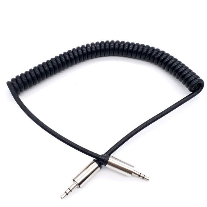 💖New Production💖 Auxiliary Coiled Stereo AUX Audio Cable 3.5mm OnBoard