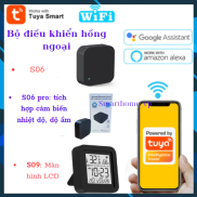 Bộ điều khiển hồng ngoại s06, s06pro cảm biến nhiệt độ, độ ẩm