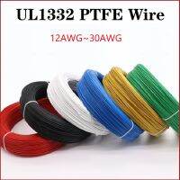 UL1332 PTFE Tinned Copper Wire  หลอดไฟสายเคเบิลอิเล็กตรอนอุณหภูมิสูงทำจากพลาสติก14AWG ~ 30AWG 28AWG ลวดทองแดงหุ้มดีบุก 10/20เมตร