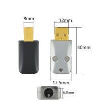 Paduan Aluminium USB Plug 2.0 A B Konektor Dilas DIY Dekoder Aksesori Kabel Data