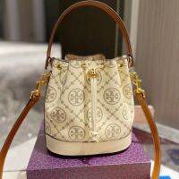 Female Bag Presbyopia One-Shoulder tory burchˉMessenger Drawstring Handbag Bucket Large Size With Box 77221009