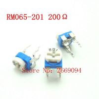 50PCS RM065 RM-065 200 ohm 201 RM065-201 Trimpot Trimmer Potentiometer variable resistor free shipping