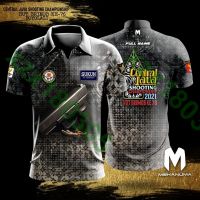 (ALL IN STOCK)TEAM CENTRAL JAVA  SHOOTER CHAMPIONSHIP CLUB IPSC Quick Dry Full Sublimation Free Custom Logo Design Summer Polo POLO shirt 288