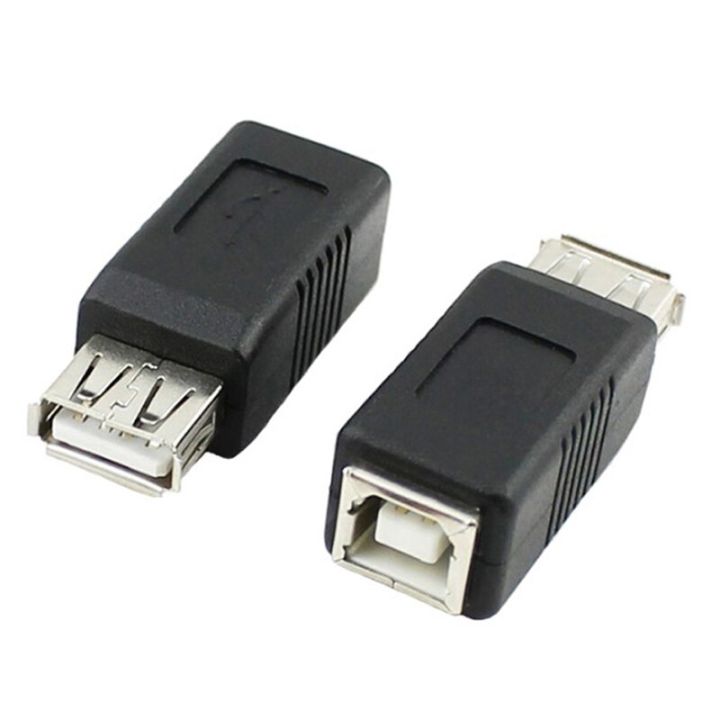 ：“{》 NEW USB Type A Female To Printer Scanner Type B Female Adapter Adaptor Converter Connectors Accessories Wholesale