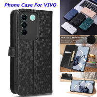 เคสโทรศัพท์ไอโฟนแบบหนังเคสสำหรับ VIVO V27E S16E VIVO Y02 4G Y22 Y22S Y35 VIVO S15E VIVO X NOTE VIVO Y01 Y15S Y55 Y75 S12 PRO V23 PRO เคสโทรศัพท์หนังเคสแบบพับปิดได้