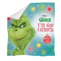 Upetstory Grinch Stole Christmas 3D Print Fleece Blanket for Beds Thick Quilt Fashion Bedspread Sherpa Throw Blanket Adults Kids