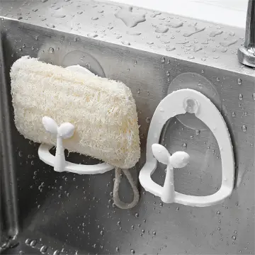 Dropship Sponge Holder For Kitchen Sink Adhesive Sponge Caddy Gray