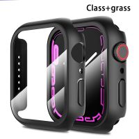 Glass Cover For Apple Watch Case 45mm 41mm 44mm 40mm 42mm 38mm For iWatch serie 8 7 6 SE 5 3 Accessorie Screen Protector