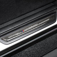 Accessories Door Sill Scuff Plate Guards Carbon Fiber Door Sills Protector Stickers For BMW F10 F30 F34 E70 X1 X5 X6 4pcs