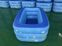 สระน้ำ สระน้ำเป่าลม ขนาด 130 cm - สีฟ้า Inflatable Pool Blue By Float Me Summer