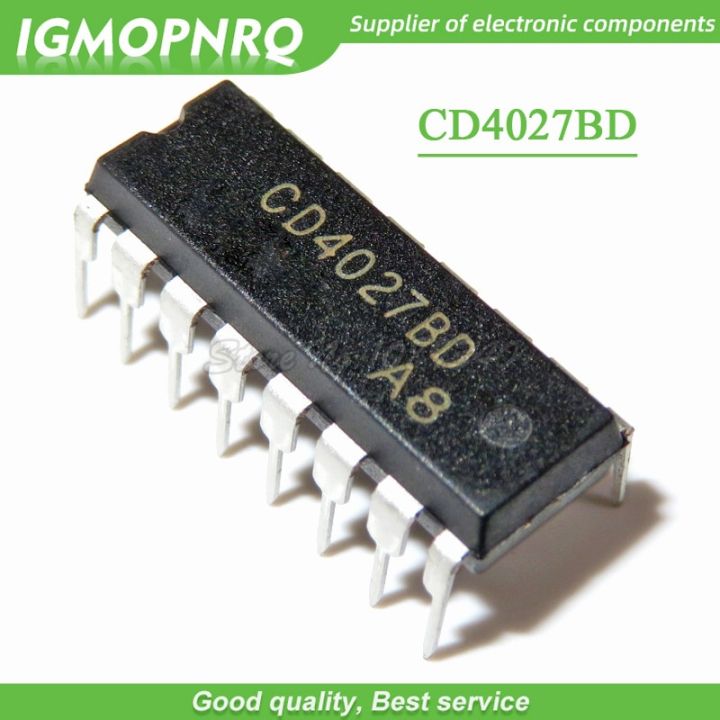 20pcs/lot CD4027BE CD4027B CD4027 4027BE DIP 16 IC New Original Free Shipping