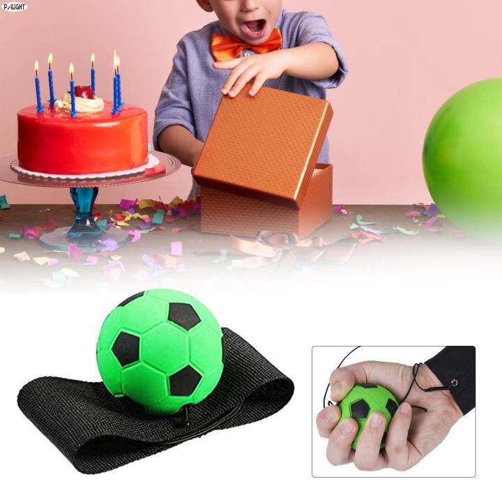 PAlight Wrist Return Ball Rubber Sport Ball String Rebound Bouncy Balls