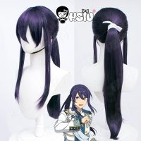 Souma Kanzaki Cosplay Wig Anime Ensemble Stars Cosplay HSIU Black And Purple Ponytail Long Hair Synthetic Hair+Free Wig Cap