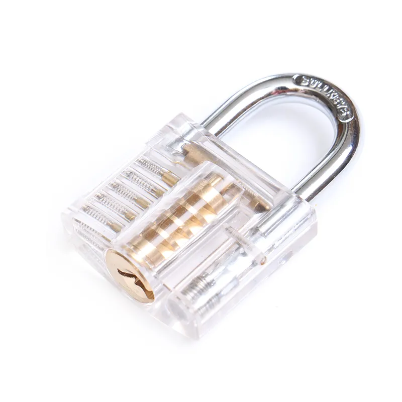 KAK Transparent Visible Pick Cutaway Practice Padlock Lock With Broken Key  Removing Hook Kit Extractor Set Locksmith Wrench Tool - AliExpress