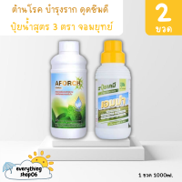 สูตร3 เอฟอชสารจับใบ+ปุ๋ยน้ำเอมม่า สูตรป้องกันยั้บยั้งเชื้อรา ซึมเร็ว  รากเน่า โคกเน่า ใบไหม้ ใบจุด ใบติด ราน้ำค้าง