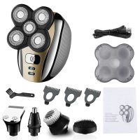 Multifunctional Grooming kit Electric Shaver Wet Dry For Men Electric Razor Rechargeable Bald Head Shaving Machine Beard Trimmer