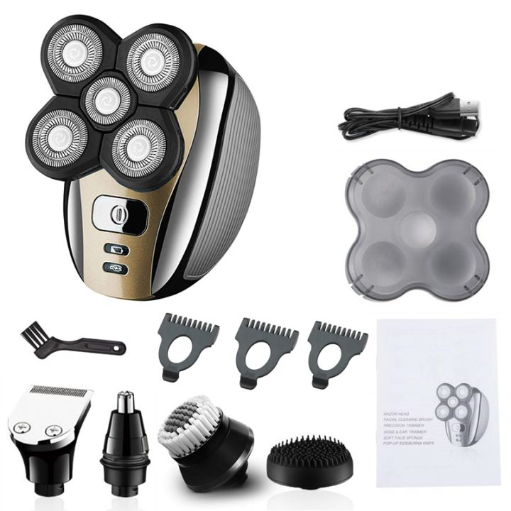 multifunctional-grooming-kit-electric-shaver-wet-dry-for-men-electric-razor-rechargeable-bald-head-shaving-machine-beard-trimmer