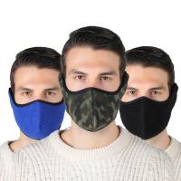 ▨◐ Winter Warm Balaclava Motorcycle Face Mask UV-protection Cycling Mask Motocross Half Face Mask Moto Riding Protective Gear