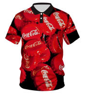 2023 new design- Coca-Cola polo~Coca-Cola high quality fully sublimated polo shirt009