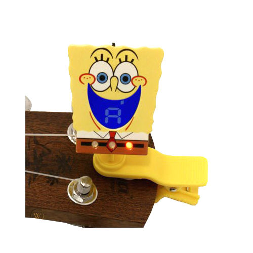 spongebob-squarepants-sbt01-guitar-tuner-จูนเนอร์-เครื่องตั้งสายกีตาร์-ที่ตั้งสาย-แบบหนีบ-ปรับหมุนได้-360-องศา-แถมฟรีถ่าน-ลิขสิทธิ์แท้