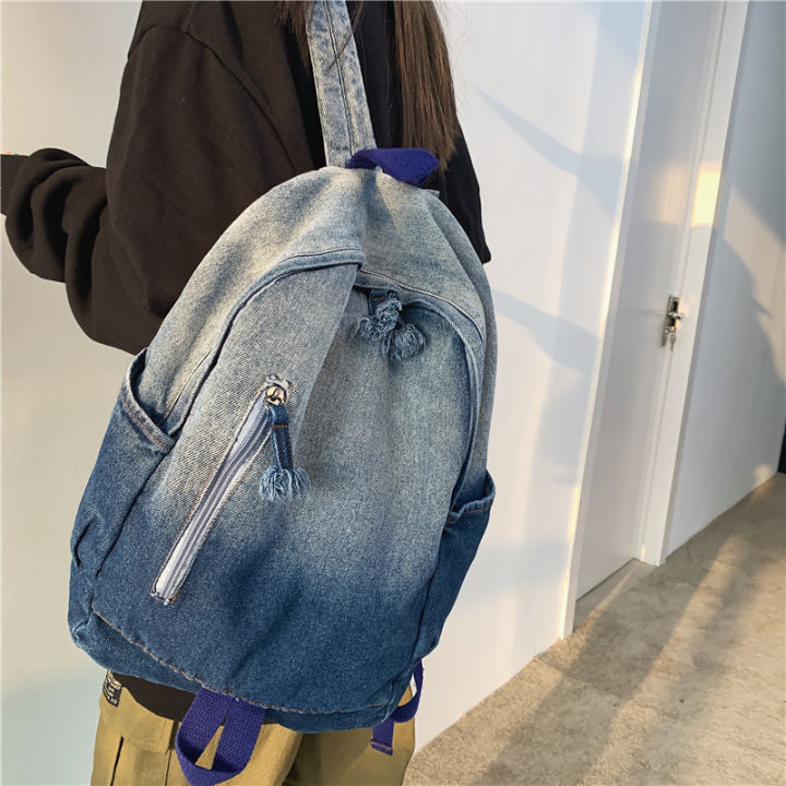 top-ploverfree-shipping-ready-to-shiplarge-capacity-student-bag-student-bag-waterproof-wear-resistance-lightweight-korean-backpack