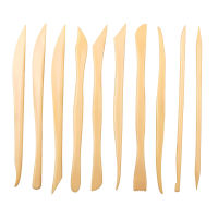 10pcs Crafts DIY Shaping Modelling Double Ended Dotting Embossing Sculpture Smoothing Beginner Ceramic Polymer Art Clay Sculpting Tools