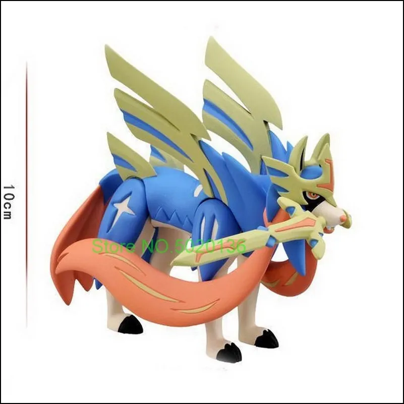 Figuras lendárias de Pokémon Originais, Zacian, Zamazenta, Dialga