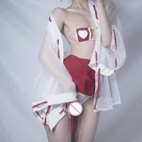 Japanese Sexy Lingerie Temptation Red Nurse Witch Cosplay Women Fancy Erotic Nurse Uniform Female Costumes Exotic Underwear