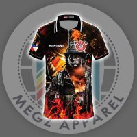 T240-FIRE RESCUE POLO SHIRT（Contact the seller, free customization）