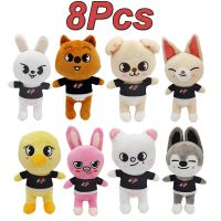 ตุ๊กตา Skzoo ขนาด20ซม. สุดน่ารักสำหรับเด็ก,ตุ๊กตาน่ารัก Kartun Boneka Haiwan ตุ๊กตา Kawaii สหาย untuk Kanak-Kanak Kandewasa Peminat