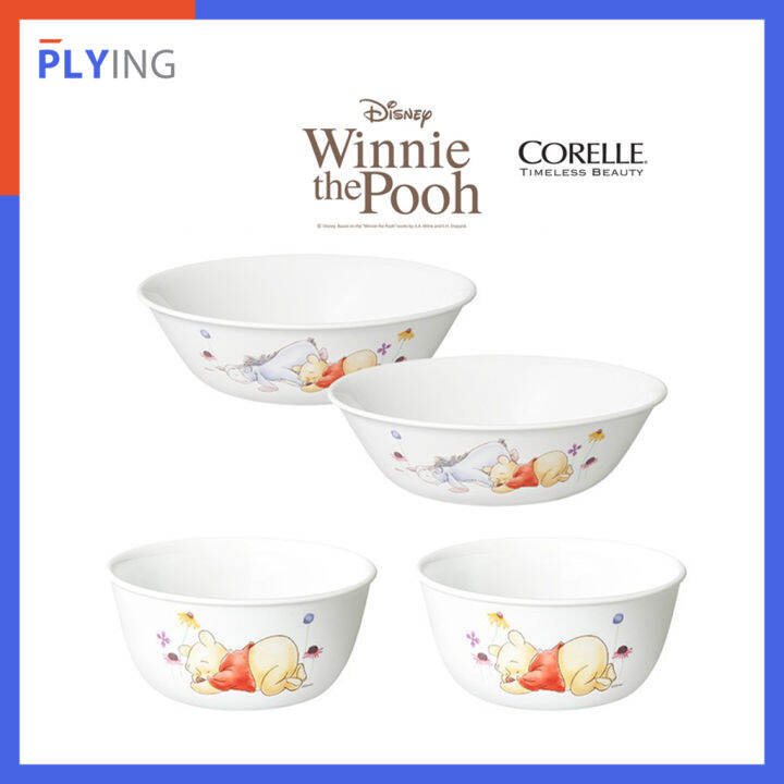 CORELLE Winnie the Pooh Tableware Noodle Bowls 2 Type Lazada