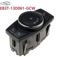 New EB3T-13D061-GCW Headlight Fog Light Lamp Control Switch Module Button for Ford EB3T13D061GCW