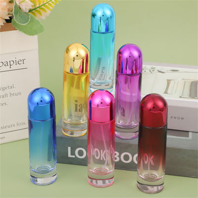 20ml Colored Glass Bottle Portable Perfume Dispenser Bottle Empty Cosmetic Containers For Travel 20ml Colored Glass Bottle Round Head Atomizer Bottle Travel-sized Cosmetic Container Colored Glass Perfume Bottle Portable Atomizer Bottle Glass Storage