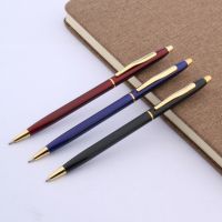 High quality brand Metal ballpoint pen Classic style signature spinning ball point pen ink pen Stationery Office school supplies Pens