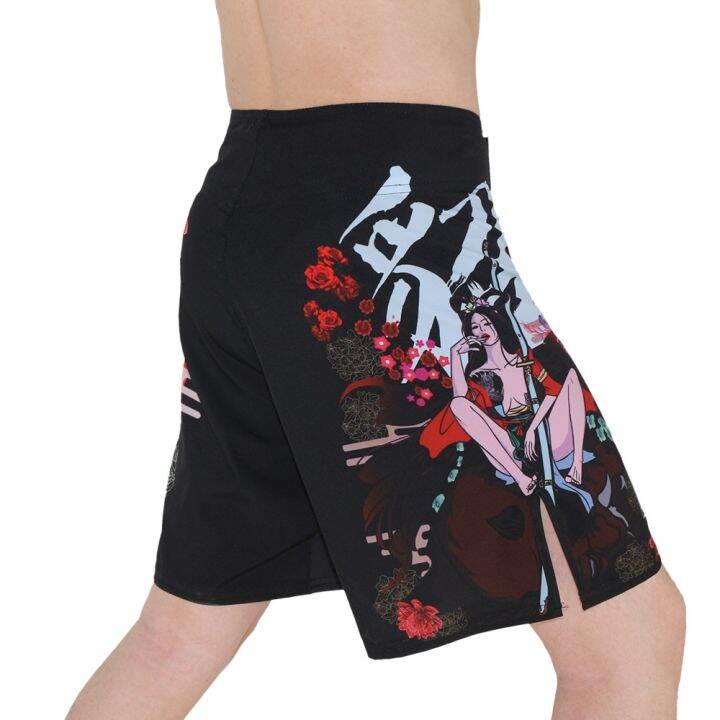 fteif-chinese-wind-beautiful-warrior-fitness-breathable-ferocious-battle-mma-shorts-tiger-muay-thai-boxing-shorts-sanda-boxing