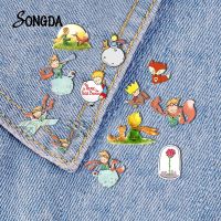 【DT】hot！ The Little Pin Classical Tale Brooch Le Petit Patches Denim Shirt Badge Wholesale