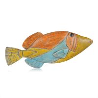 Fish Wall Hanging Iron Wall Decor Creative Ornament Craft Wall Setting Marine Life Home Decoration Accessories