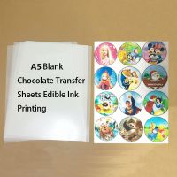 【hot】۩☍  Chocolate Transfer Sheets A5 Blank Rice Paper Food Prints Edible Ink Printing Wholesale Mold 10Sheet/lot