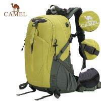 CAMEL กระเป๋าเป้สะพายหลังกันน้ำสำหรับทุกเพศ,กระเป๋ากลางแจ้งปีนเขา40L