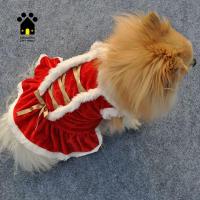 JNFGTV ชุดสุนัขชุดสุนัขสำหรับสัตว์เลี้ยงสีแดงอบอุ่นชิวาวาชุดแฟนซีเสื้อสุนัขฤดูใบไม้ร่วง