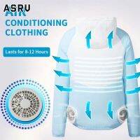 COD DSDFHFHGG ASRV เสื้อแจ็คเก็ตแขนยาวกันแดดระบายความร้อนเร็วเป็นพิเศษ พัดลมไดรฟ์ 10000 mAh ปรับความเร็วได้สามระดับ เทคโนโลยีใหม่ 2023