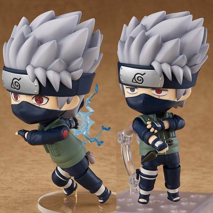 good-smile-gsc-no-724-naruto-shippuden-hatake-kakashi-10cm-nendoroid-โมเดลตุ๊กตาขยับแขนขาได้ดั้งเดิมคอลเลกชันของขวัญที่เป็นของเล่นเด็ก