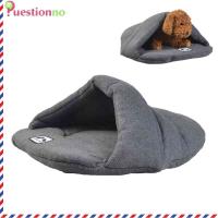 {Questionno} Pet Cat Dog Puppy Nest Bed Soft Warm Cave House ถุงนอน Mat Pad M L-186697